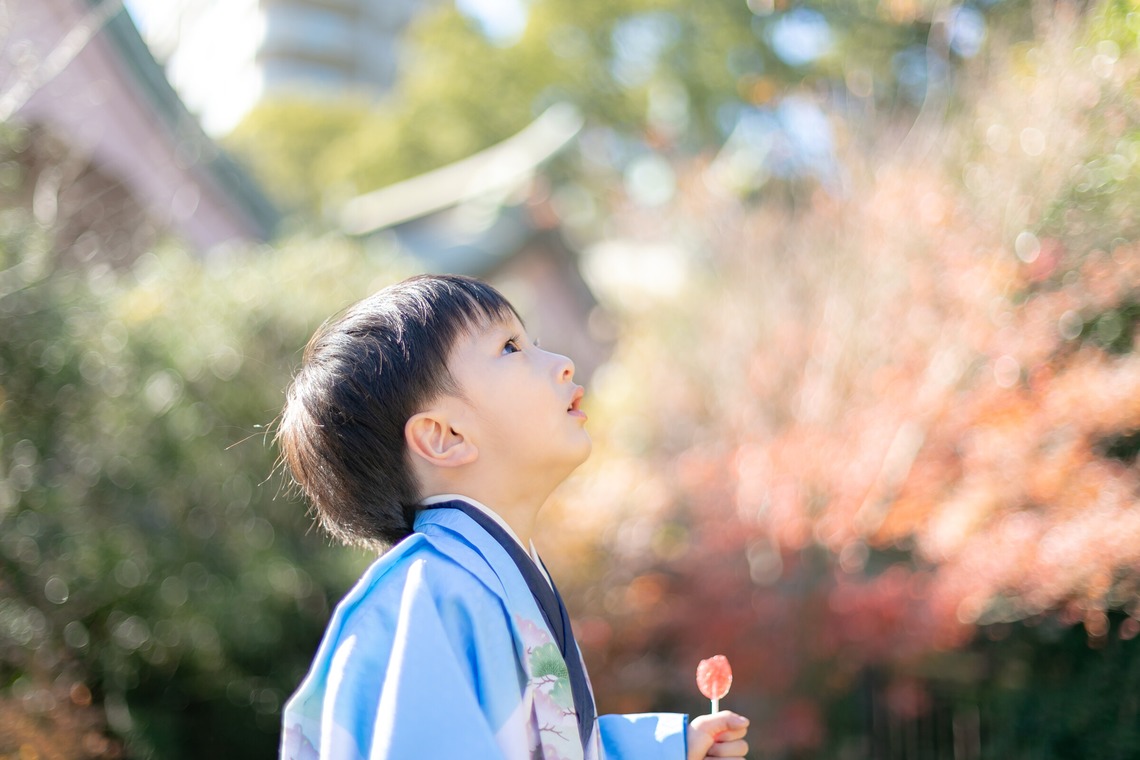 隈元智子が撮影した「七五三」の写真