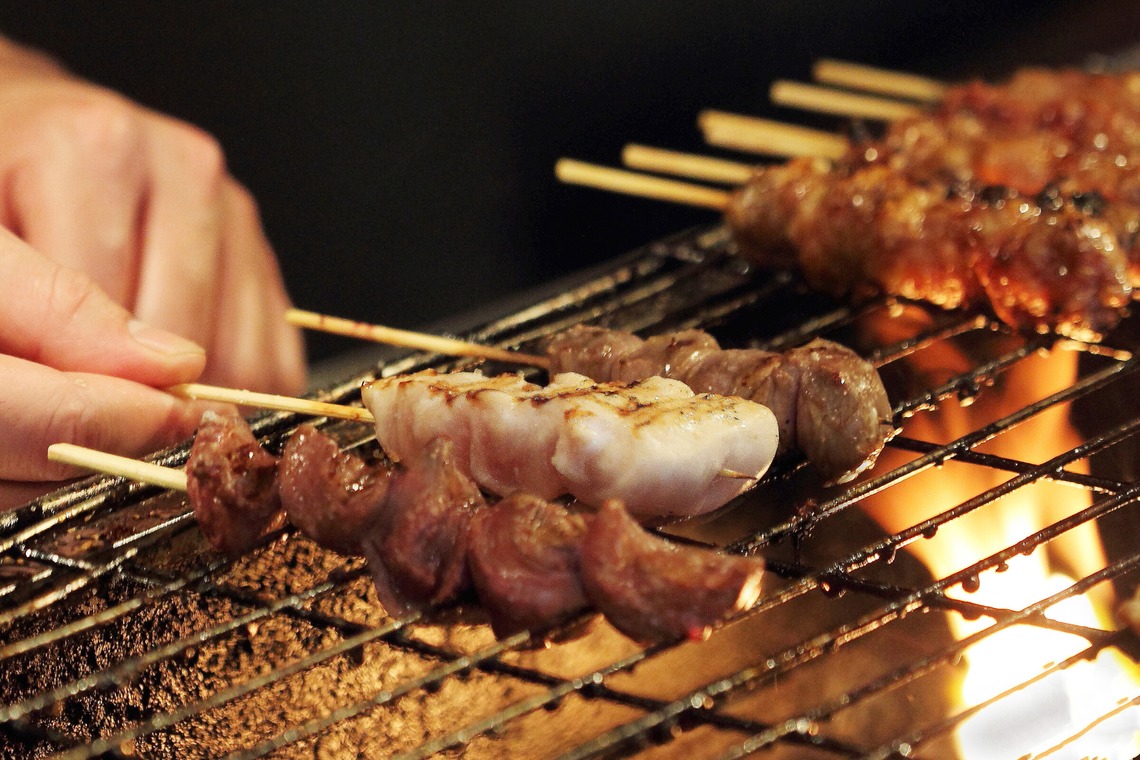 森安　照が撮影した「焼き鳥屋さん」の写真