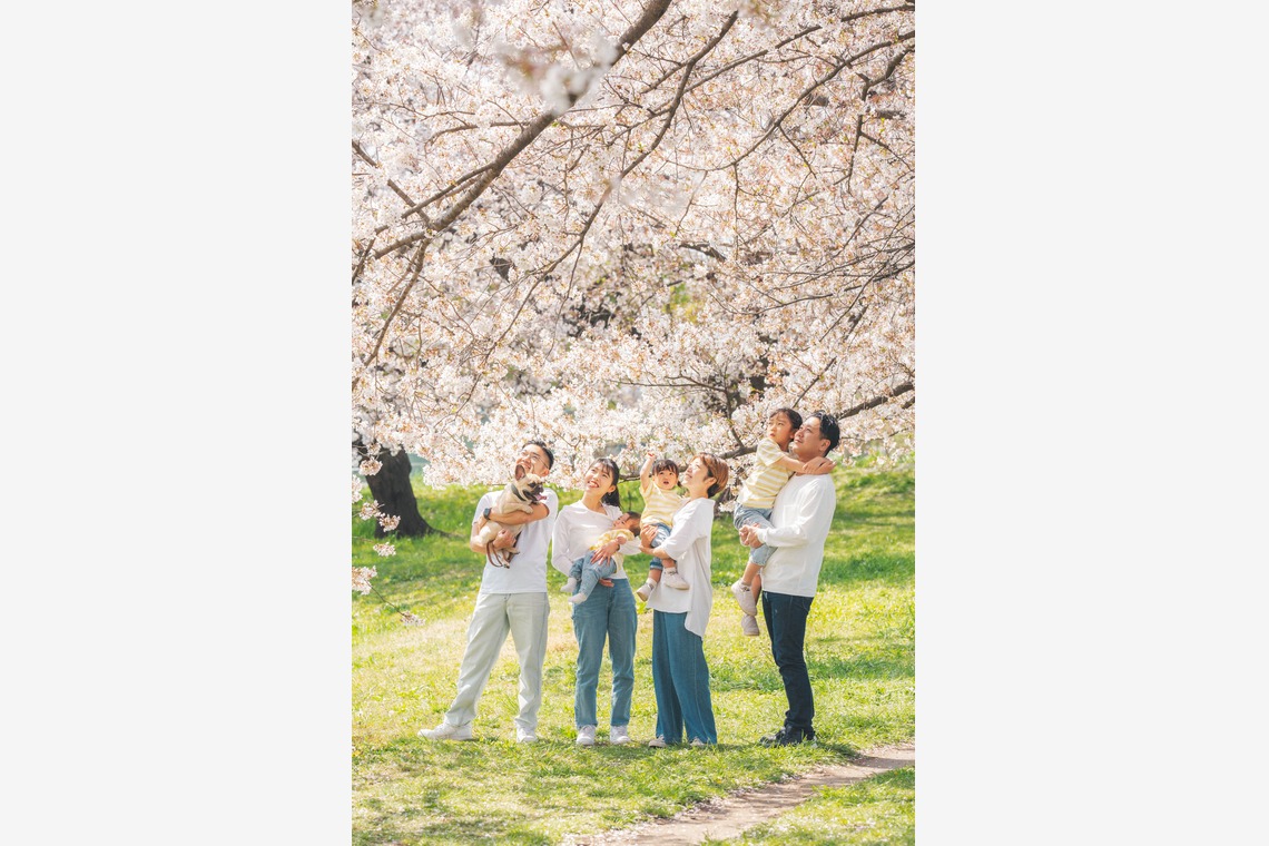 大久保佑華が撮影した「ファミリーフォト」の写真