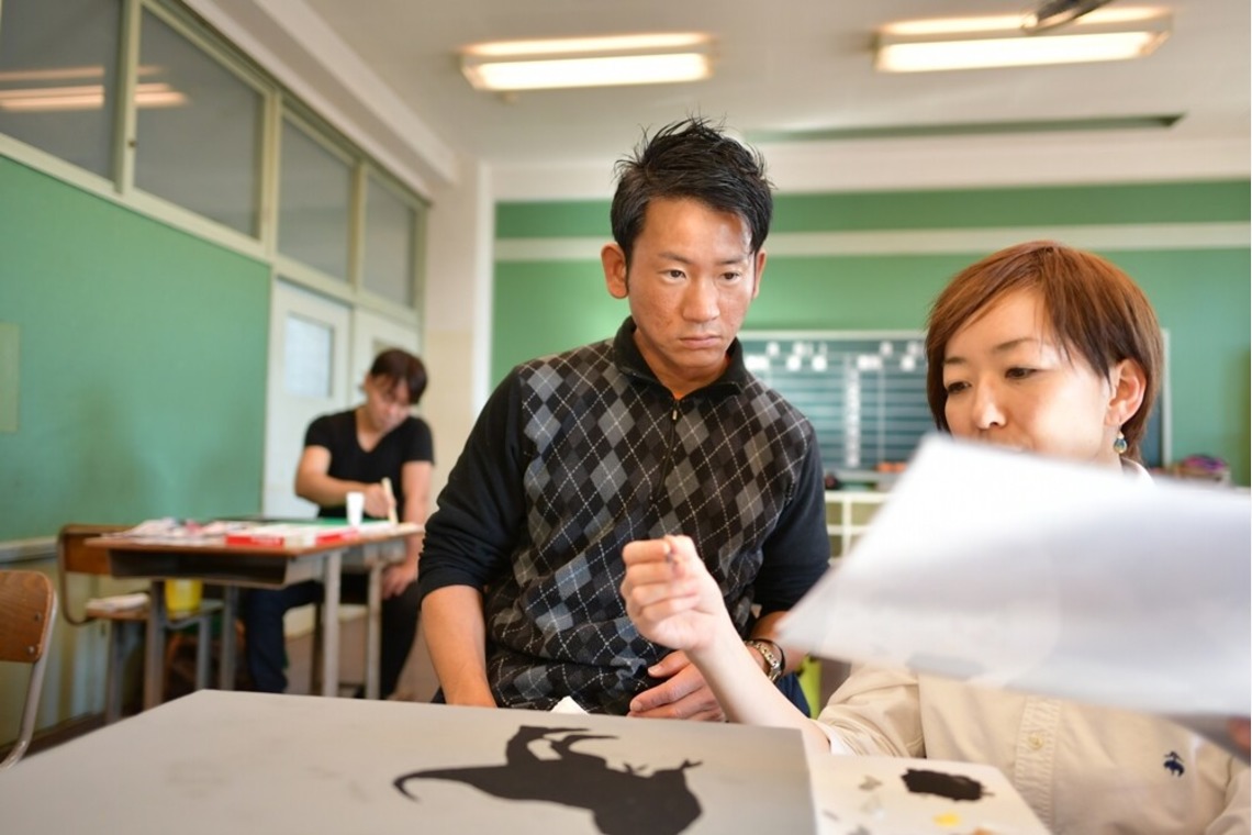 メンターポジションが撮影した「点画教室」の写真