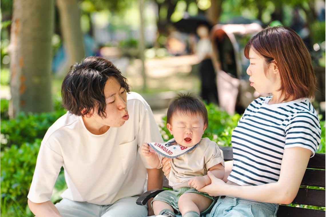 蓬台祐希が撮影した「靱公園でのファミリーフォト」の写真