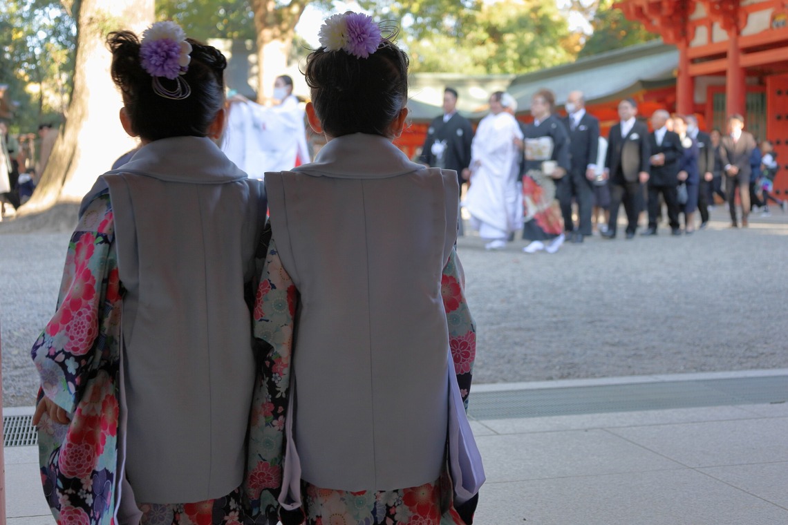 竹迫義文が撮影した「七五三」の写真