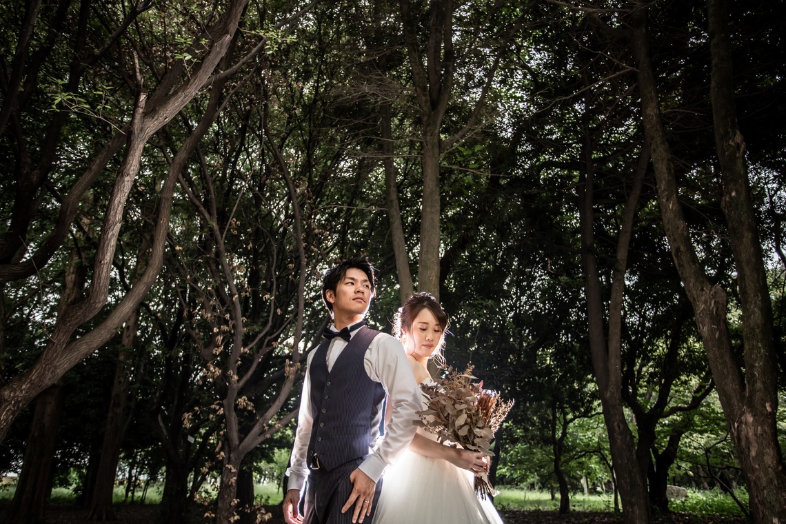 ゾクが撮影した「ウェディング前撮りイメージカット」の写真