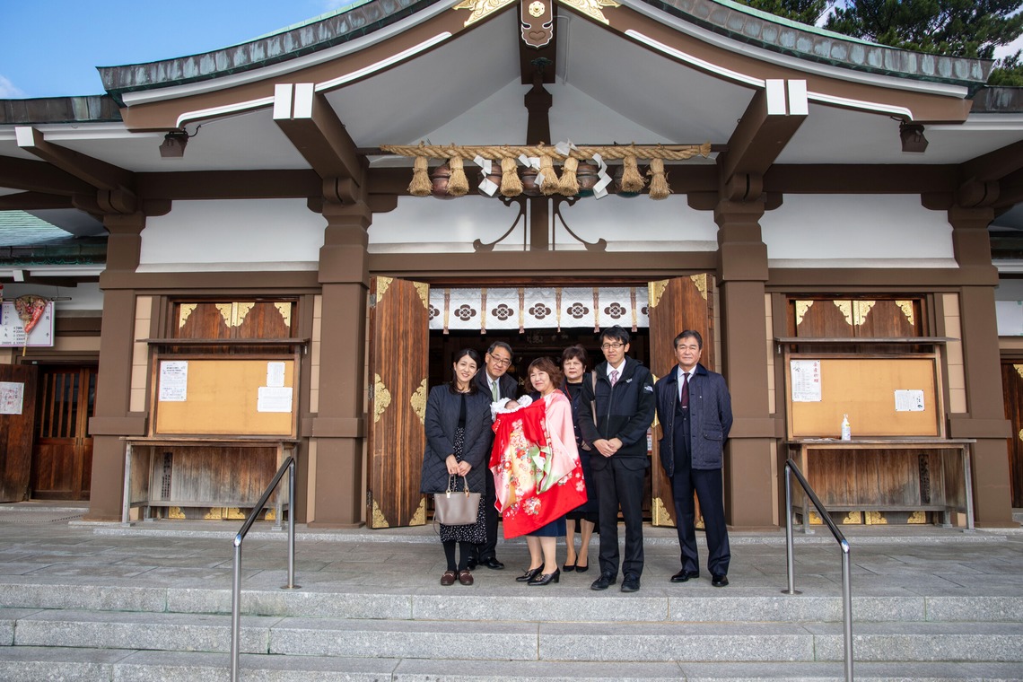 岩坪眞一郎が撮影したお宮参りのアルバム「下関お宮参り」