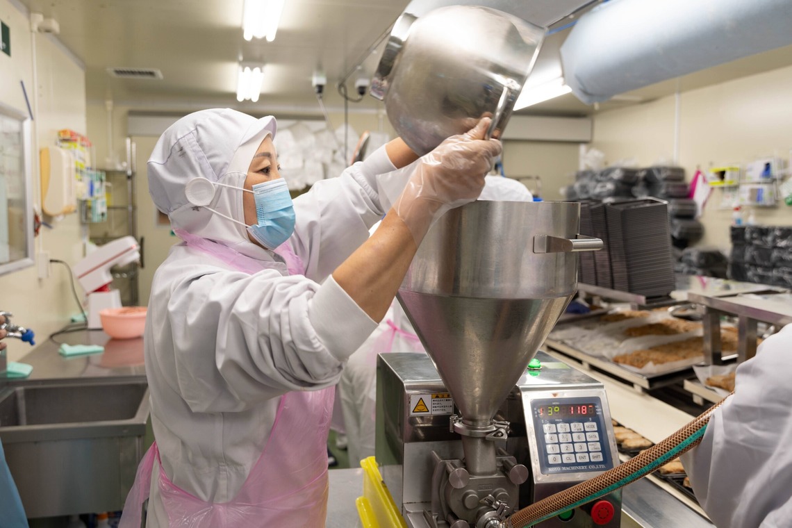 曽川拓哉が撮影した「お弁当工場」の写真