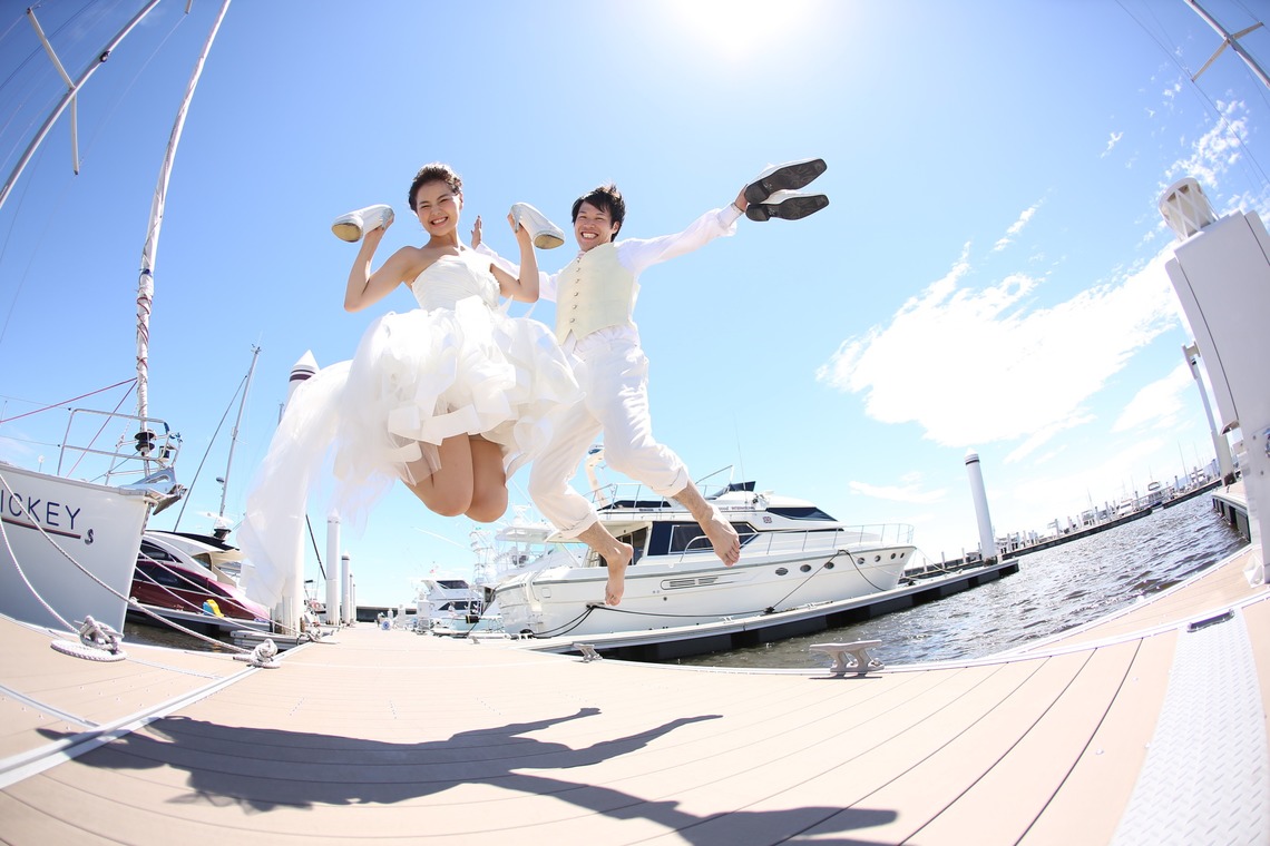 E-Weddingが撮影した「ロケーション前撮り」の写真