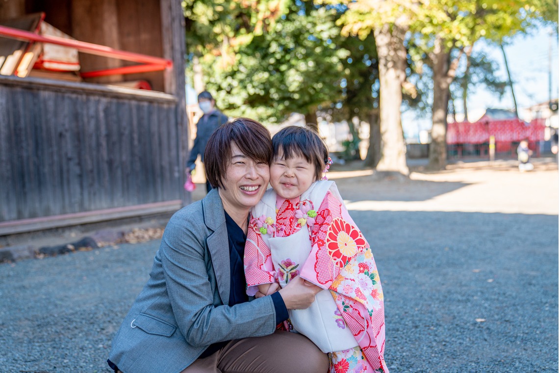 出張カメラマンのY's Officeが出張撮影した家族写真(キッズ,ベビーフォト)などが写った「七五三出張撮影」の家族写真