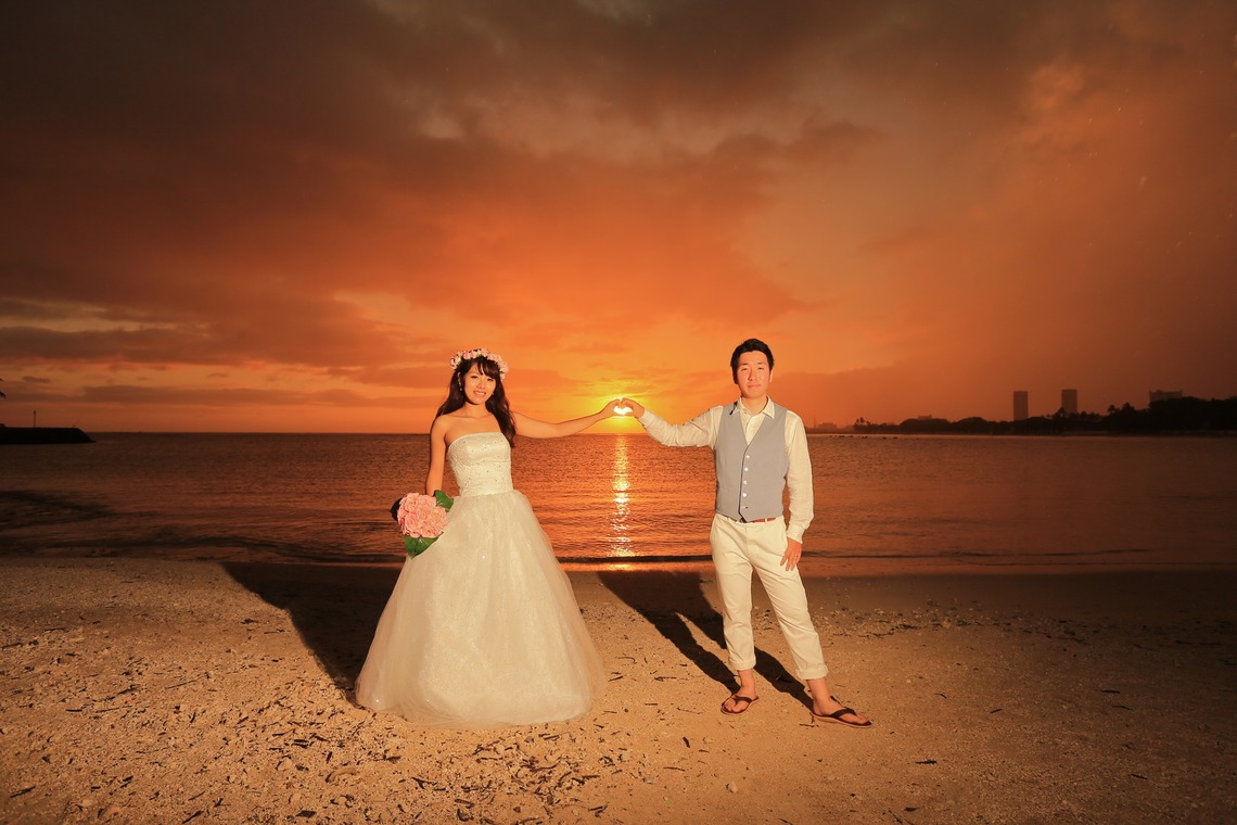 CINEVIEが撮影した「持込みドレスビーチフォト」の写真