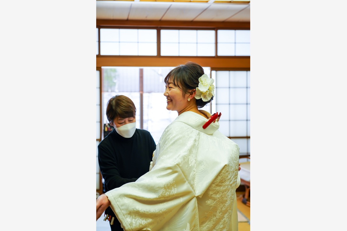 スタジオ　まるが撮影した「結婚式出張撮影（和装）」の写真