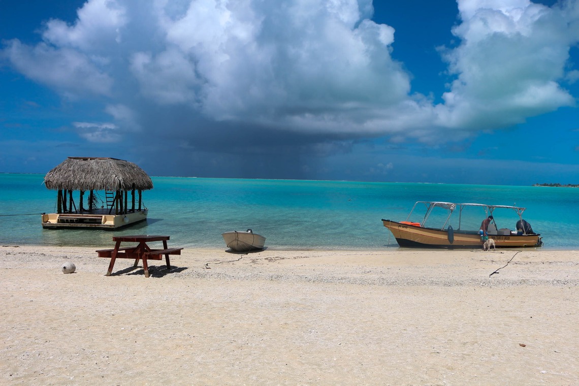 藤井が撮影した写真のアルバム「タヒチ」