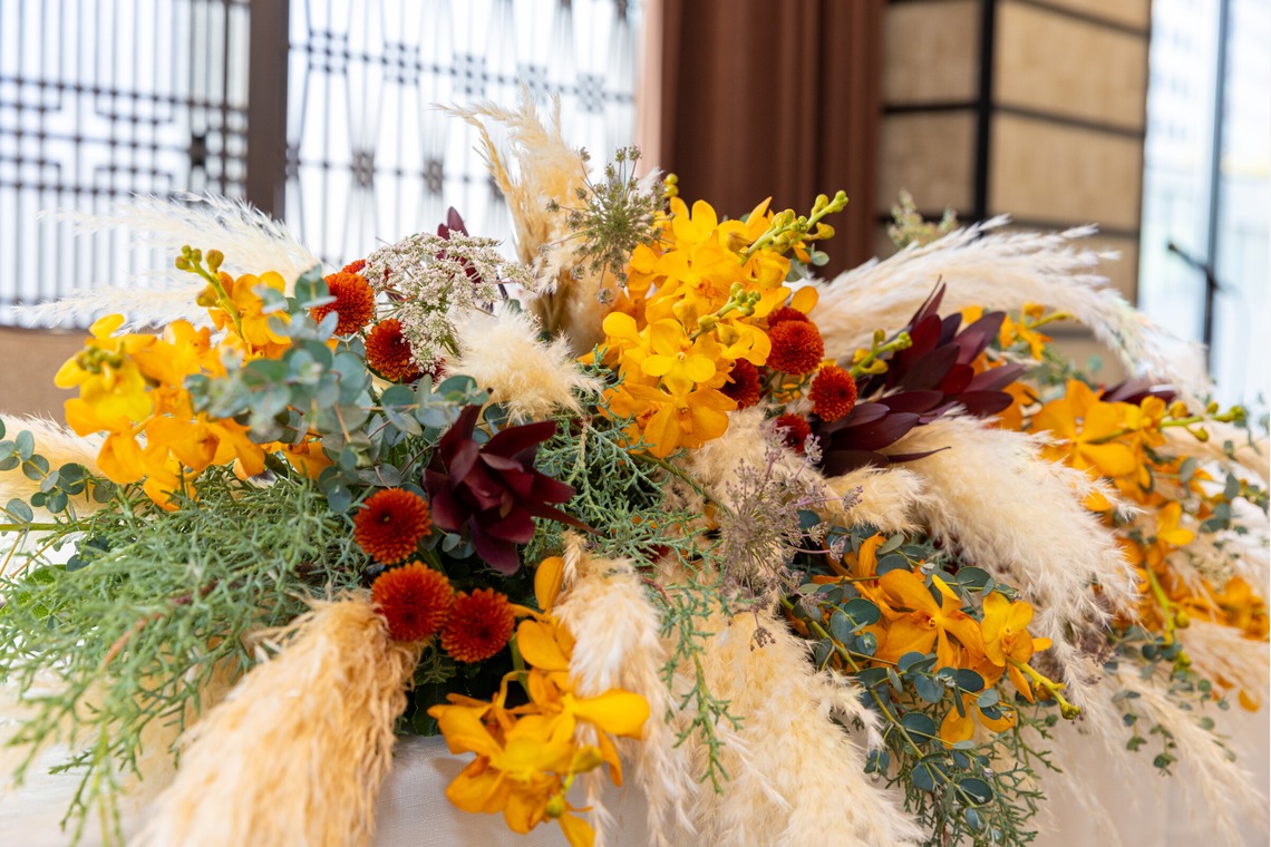 内海　利彦が撮影した写真のアルバム「披露宴会場の花装」