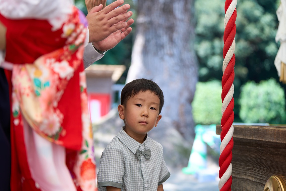 Actが撮影した「お宮参り」の写真