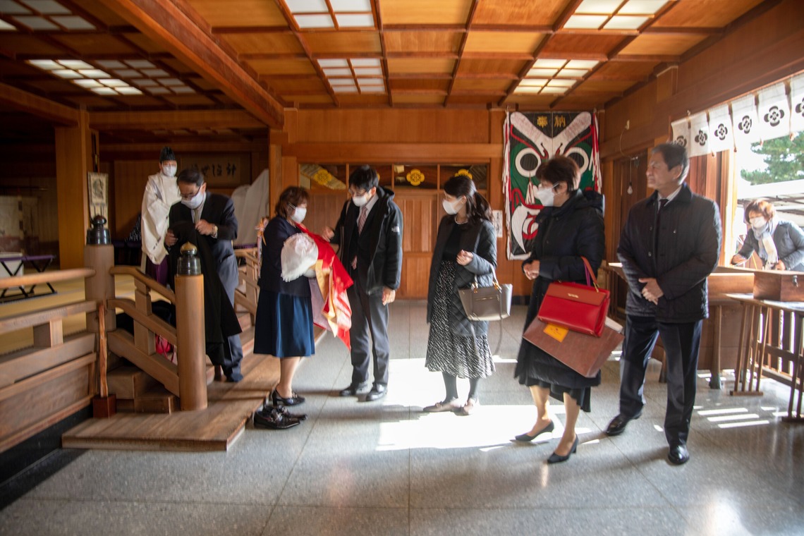 岩坪眞一郎が撮影したお宮参りのアルバム「下関お宮参り」