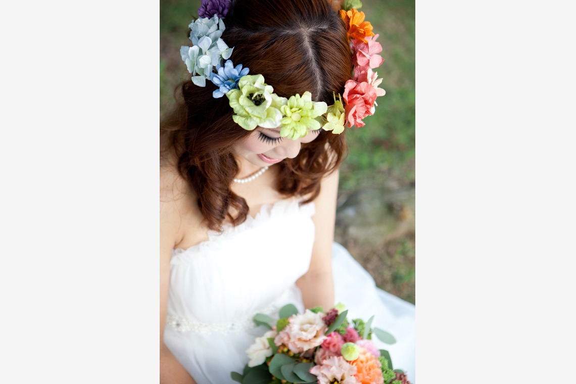 skyward photo film（竹本飛鳥）が撮影した「前撮りドレス」の写真