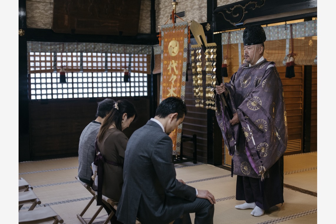 植村由理が撮影した前撮り/後撮り出張撮影のアルバム「お宮参り at 代々木八幡宮」