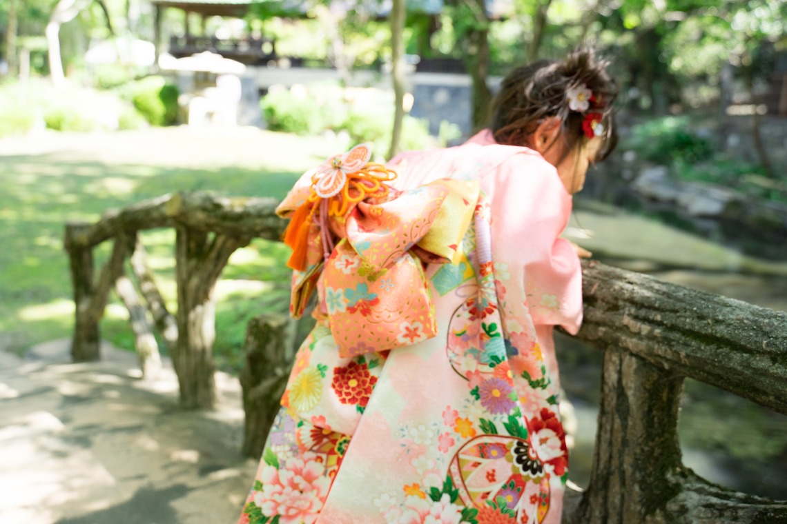 富岡 そよぎが撮影した「庭園での七五三撮影」の写真