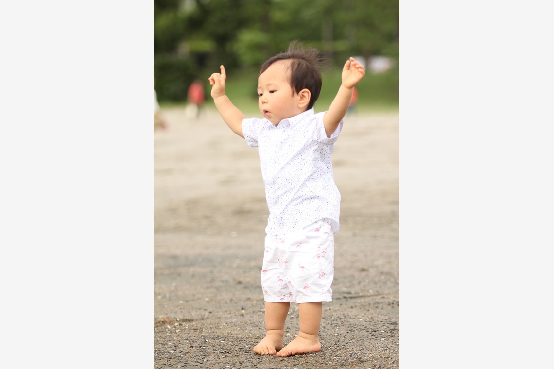 今井写真事務所　今井　良が撮影した「お台場での家族撮影」の写真