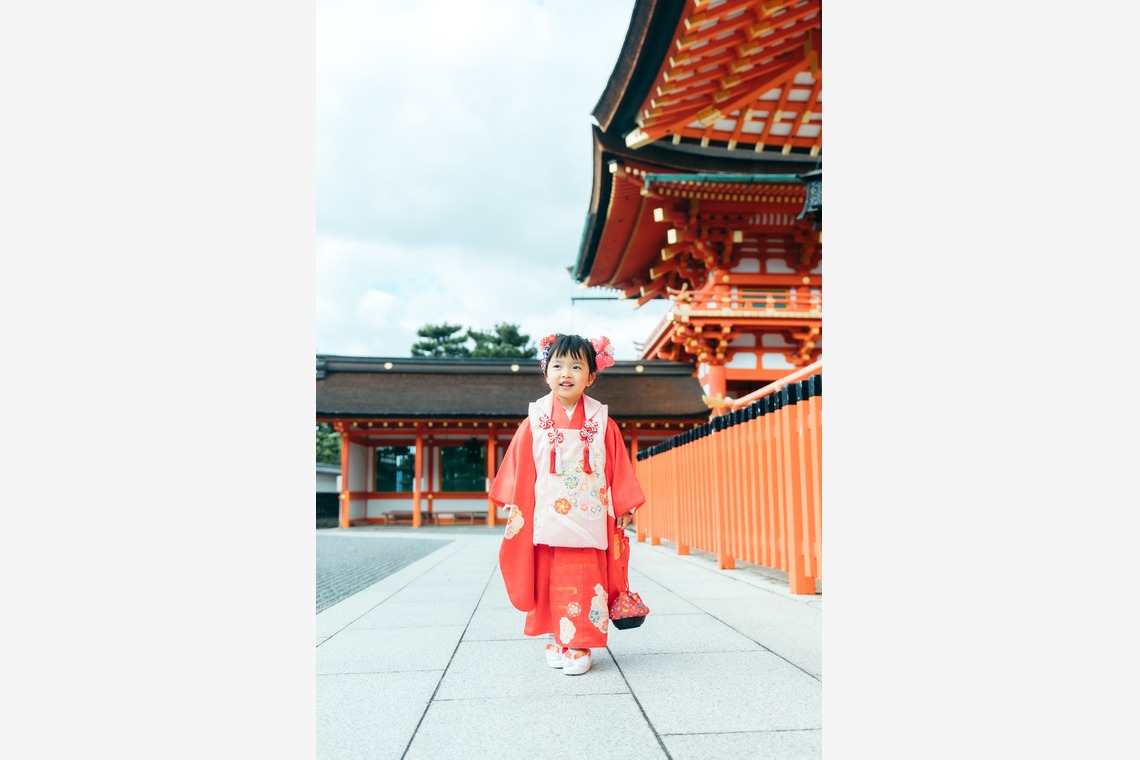 株式会社Ervaが撮影した「七五三撮影（伏見稲荷）」の写真