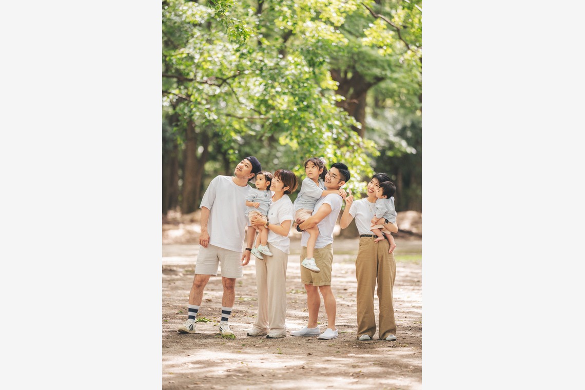 大久保佑華が撮影した「ファミリーフォト」の写真