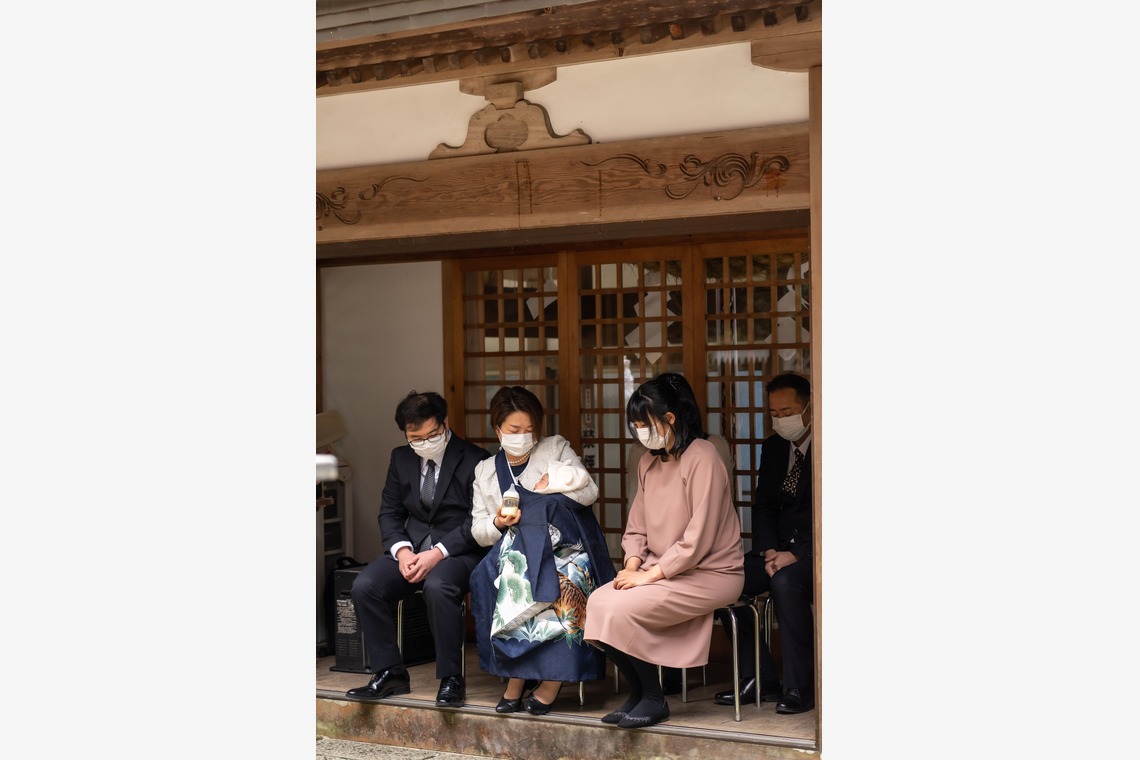 岡本悠輔が撮影した「お宮参り」の写真