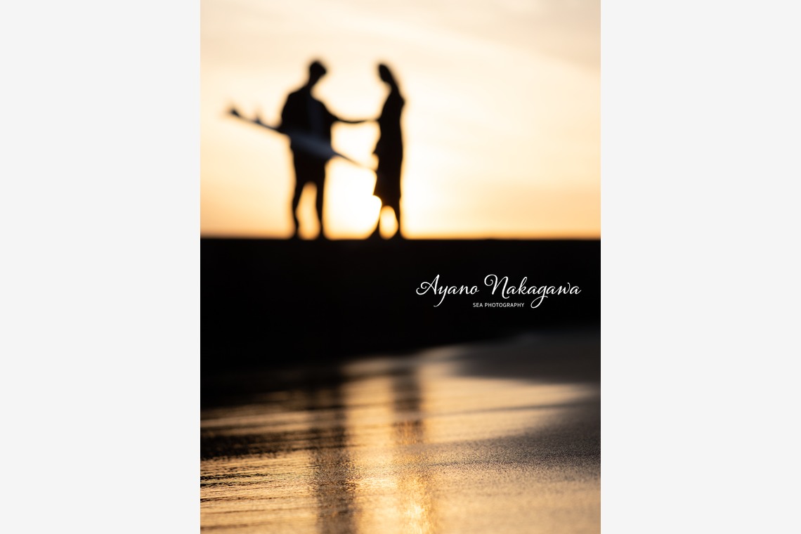 中川彩乃が出張撮影した家族写真(キッズ,ベビーフォト)などが写った「ビーチサイドポートレート」の家族写真