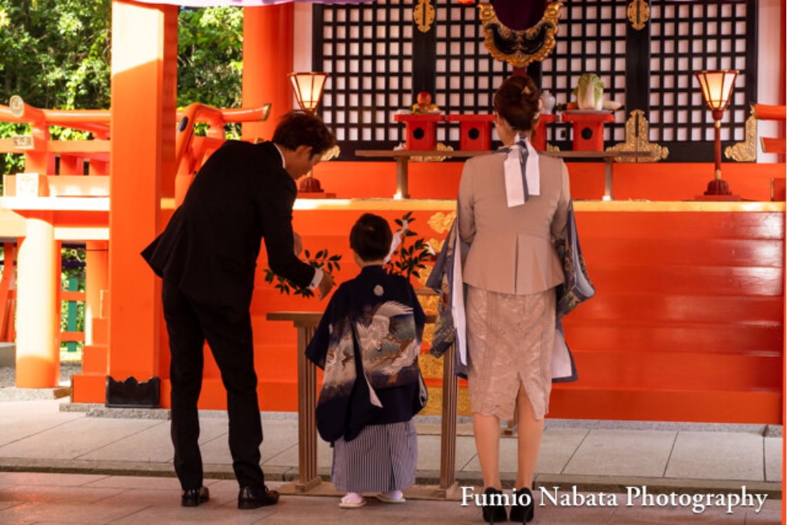 名畑文巨写真事務所が撮影した家族写真(キッズ,ベビーフォト)のアルバム「出張撮影七五三・お宮詣り」