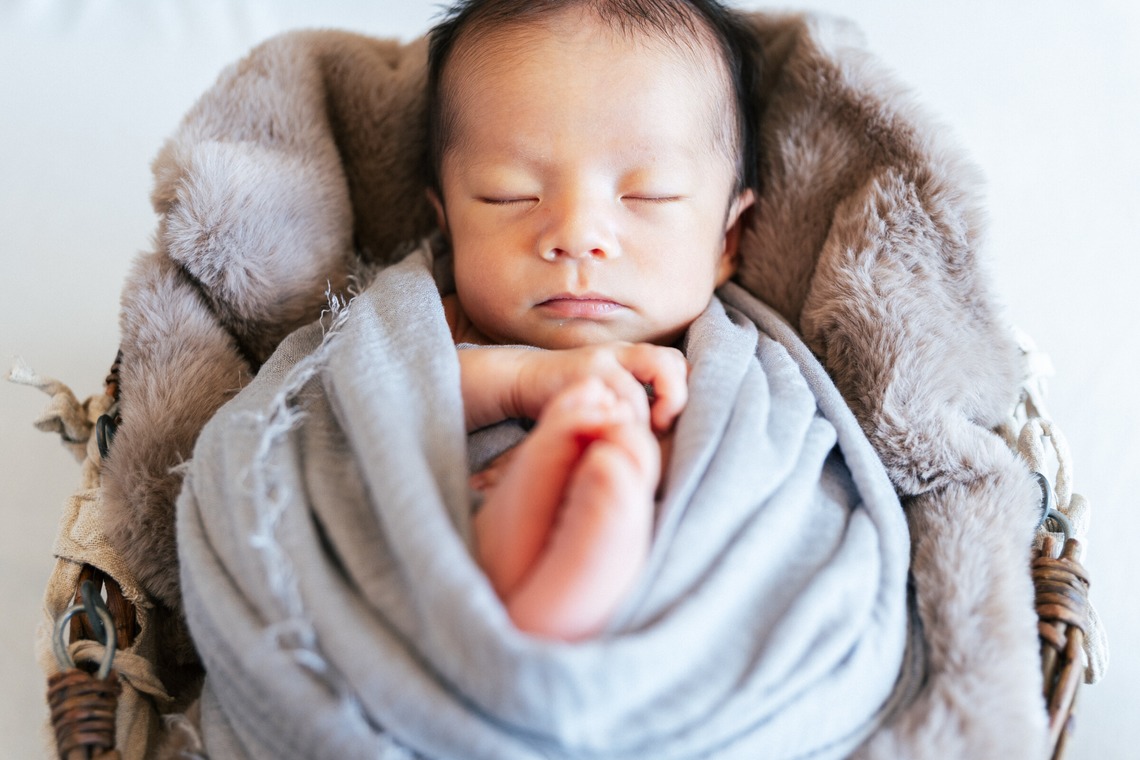 シコロハルナが撮影した「ニューボーンフォト」の写真