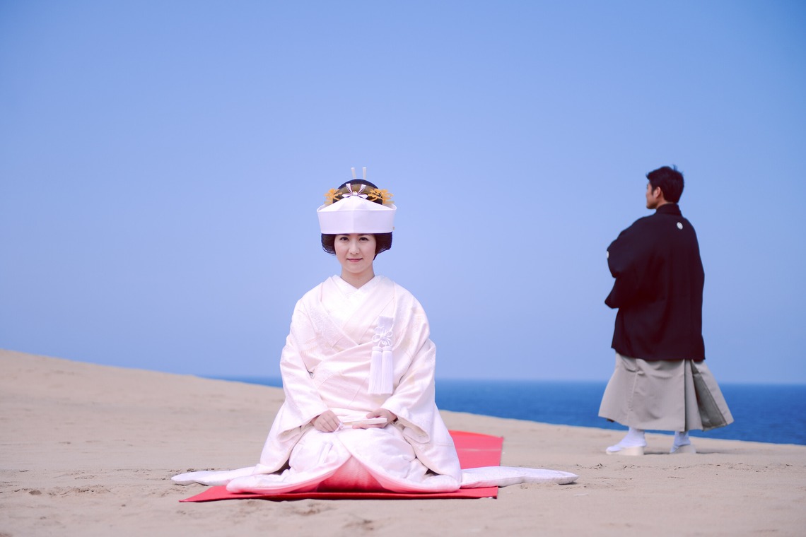 谷口　雄一が撮影した「鳥取砂丘のウェディングフォト」の写真