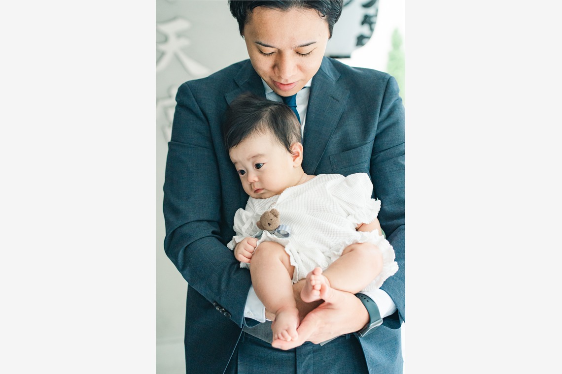 岩水悠が撮影した「お宮参り」の写真