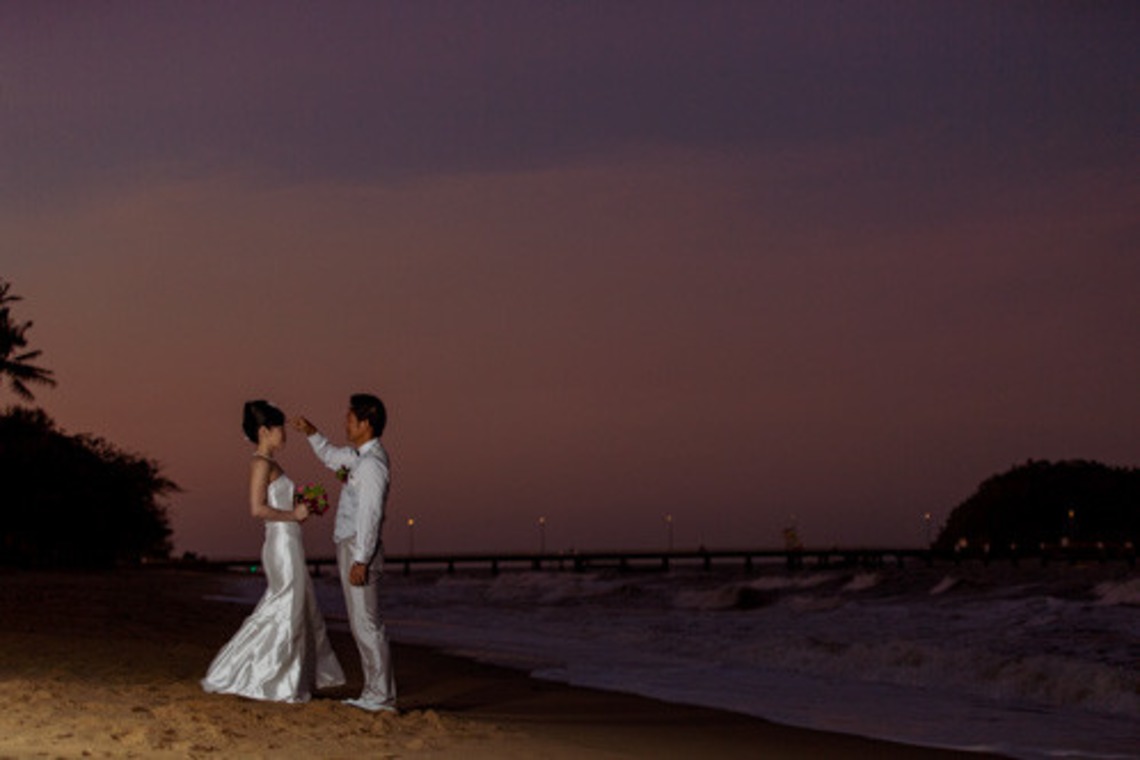 ケアンズ レンズ フォトグラフィーが撮影した「午後〜夕暮れのパームコーブビーチ」の写真