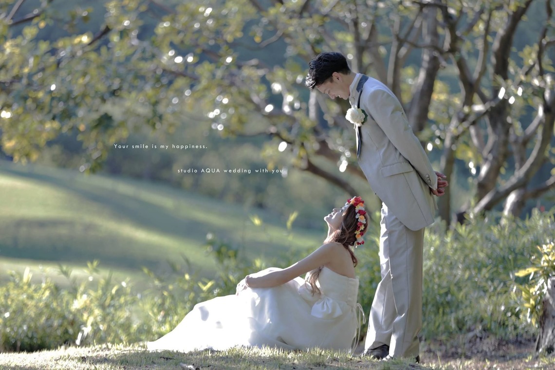 Photo of outdoor pre wedding photos taken by STUDIO AQUA