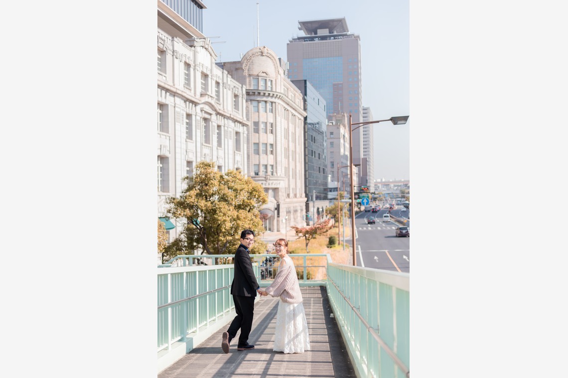 尾崎光が撮影した写真のアルバム「ウエディング前撮り/神戸ロケ」
