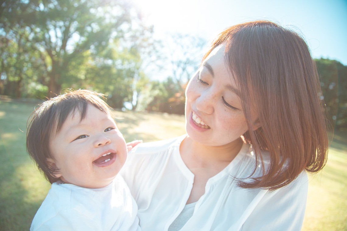 ゆのみふぉとが撮影した「芝生での一コマ」の写真