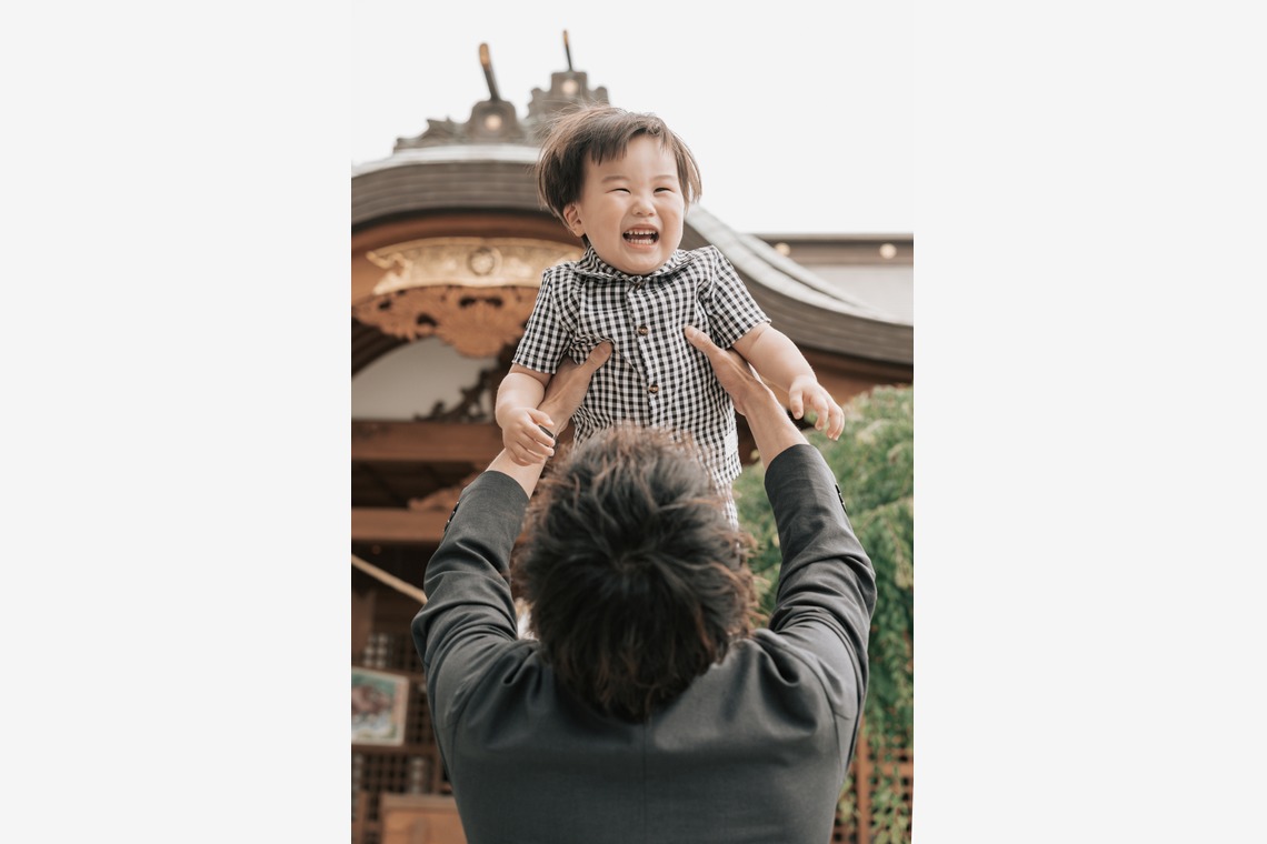 大坪幹武が撮影した写真のアルバム「お宮参り出張フォト」