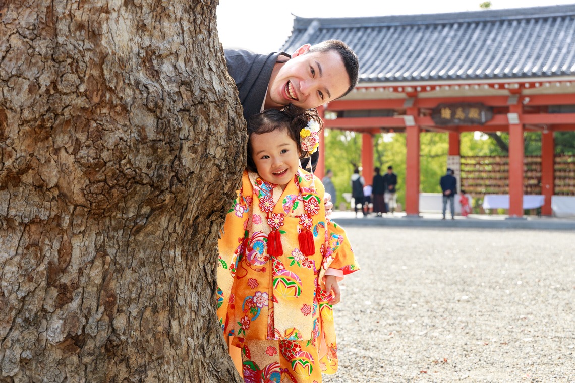 真方　祥が撮影した「七五三参り記念写真」の写真