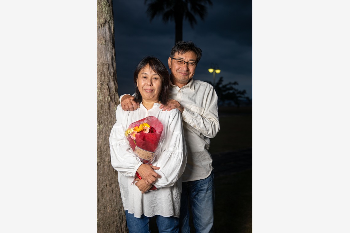 岩坪眞一郎が撮影した「還暦祝い家族写真」の写真