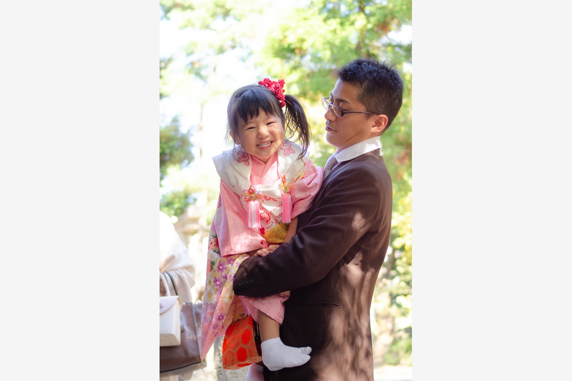 井上が撮影した「七五三撮影@京都」の写真