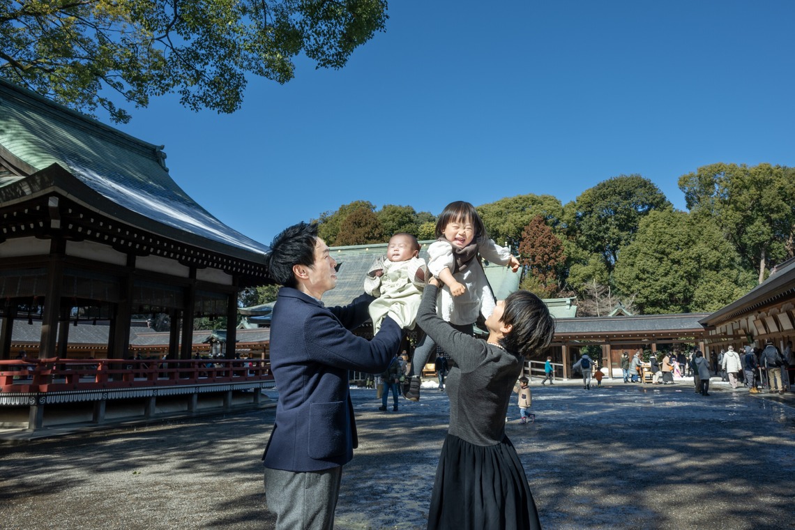 寫樂斎が撮影した「お宮参り（大宮氷川神社）」の写真
