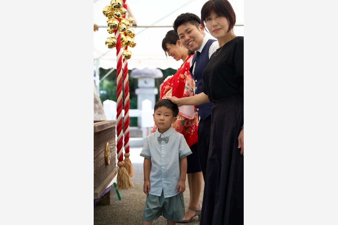 Actが撮影した「お宮参り」の写真