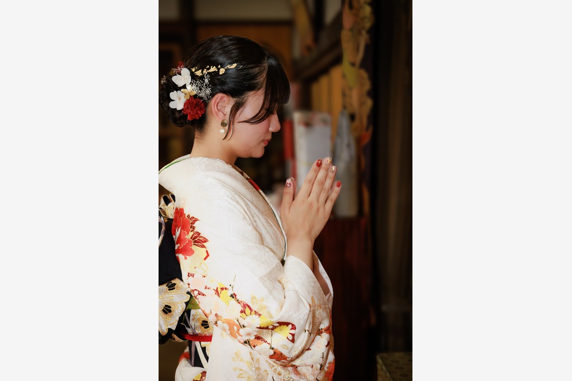 真方　祥が撮影した「成人式前撮り写真」の写真