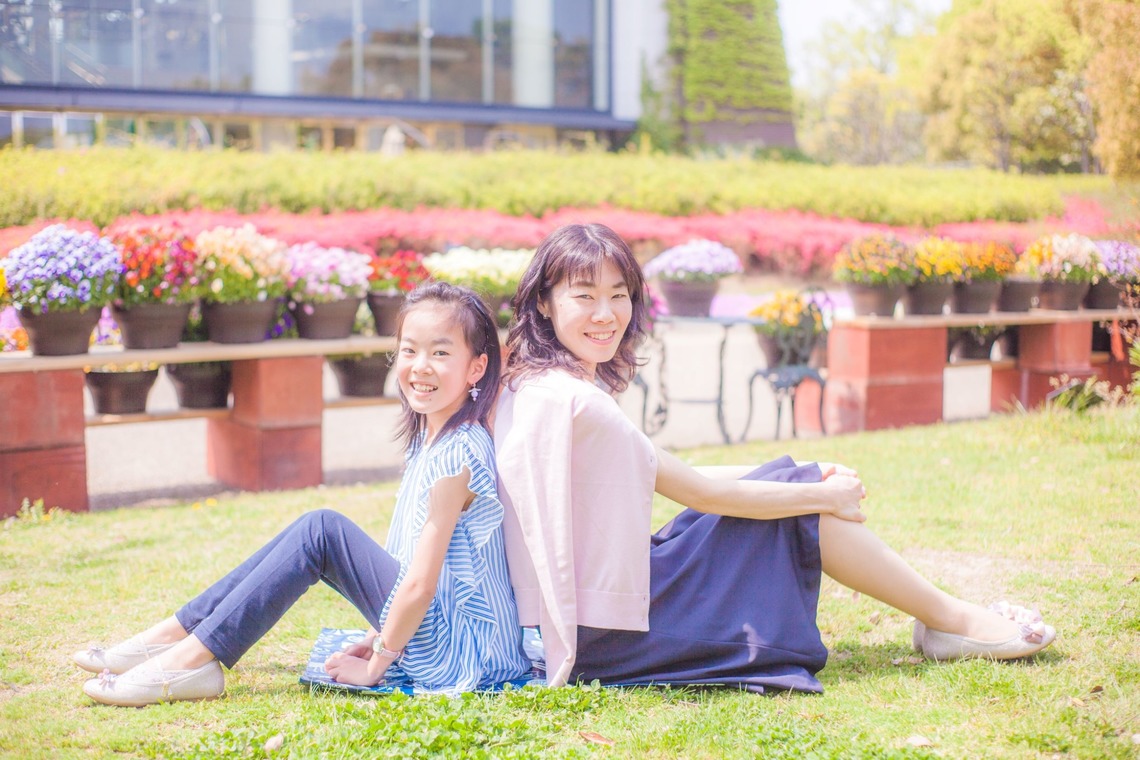 出張撮影　ビンコロ堂が出張撮影した家族写真(キッズ,ベビーフォト)などが写った「春の撮影会」の家族写真