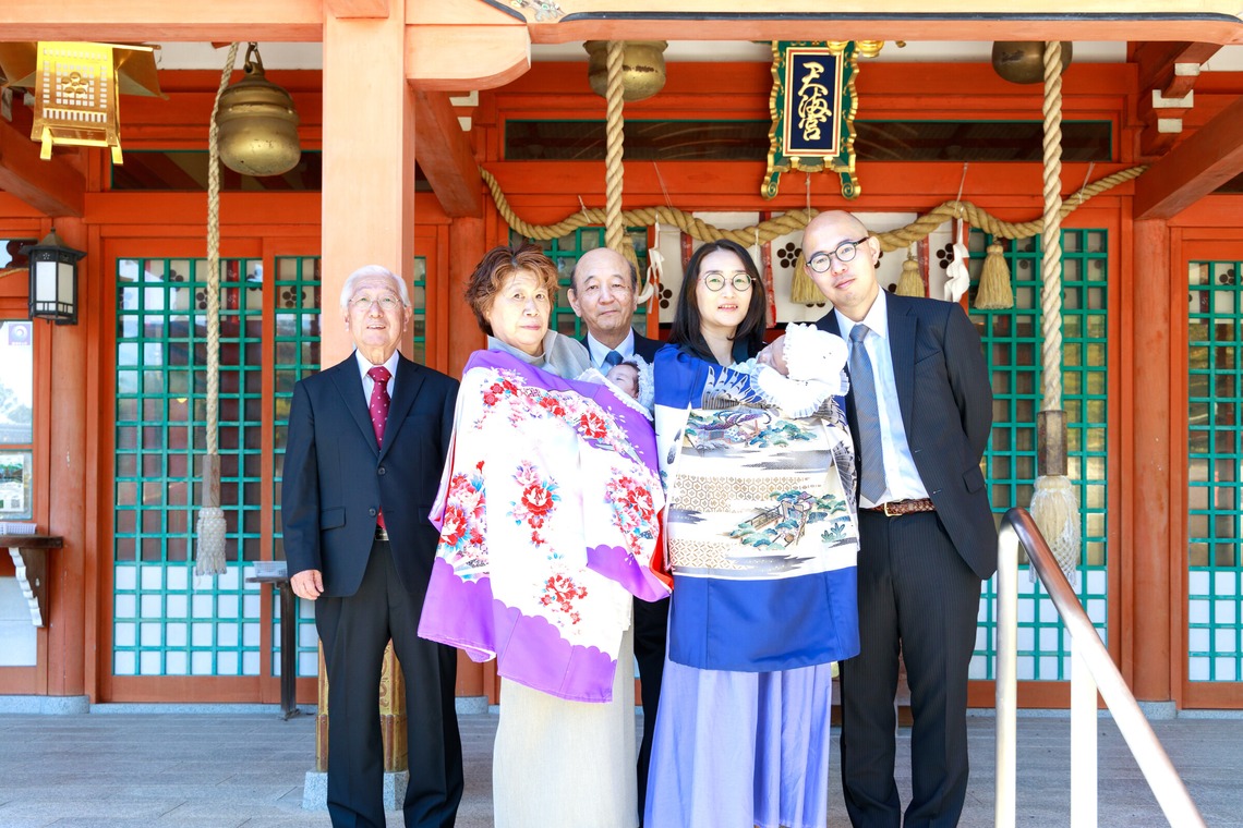 真方　祥が撮影した「お宮参り・お食い初め写真」の写真