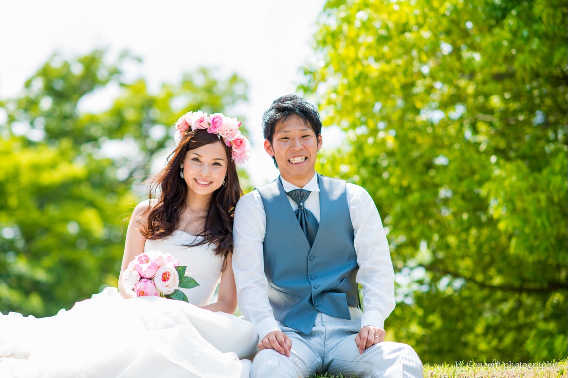 U-CONCENT (香川裕貴)が撮影した「ドレスロケーション前撮り宝ヶ池・賀茂社賀茂川」の写真