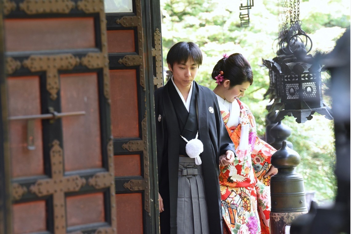Photo of Pre Weddingphotoshoot at Nara with kimono in spring to summer taken by Kiki photo works