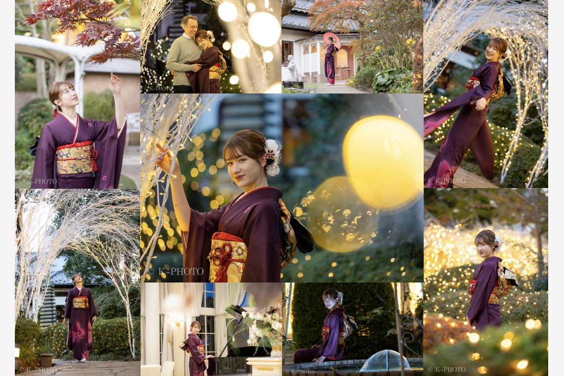 大森光太郎・K-PHOTOが出張撮影した家族写真(キッズ,ベビーフォト)などが写った「成人式撮影」の家族写真