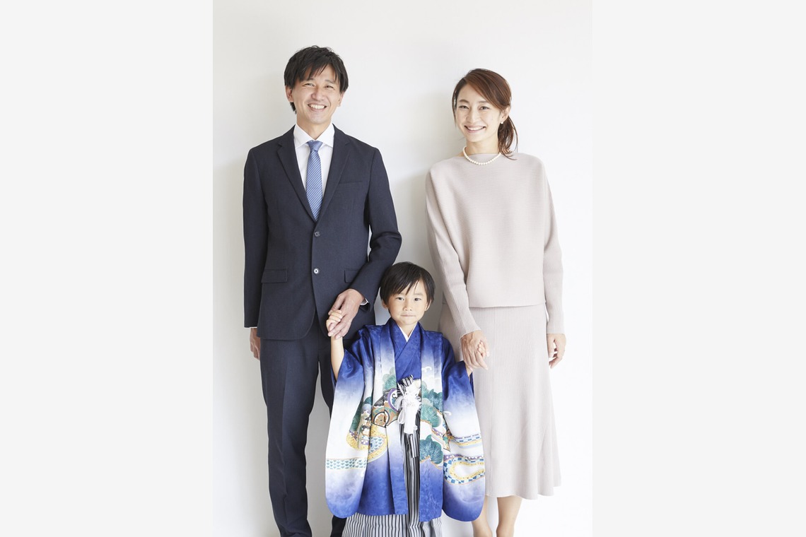 bluevalleyが出張撮影した家族写真(キッズ,ベビーフォト)などが写った「家族写真」の家族写真