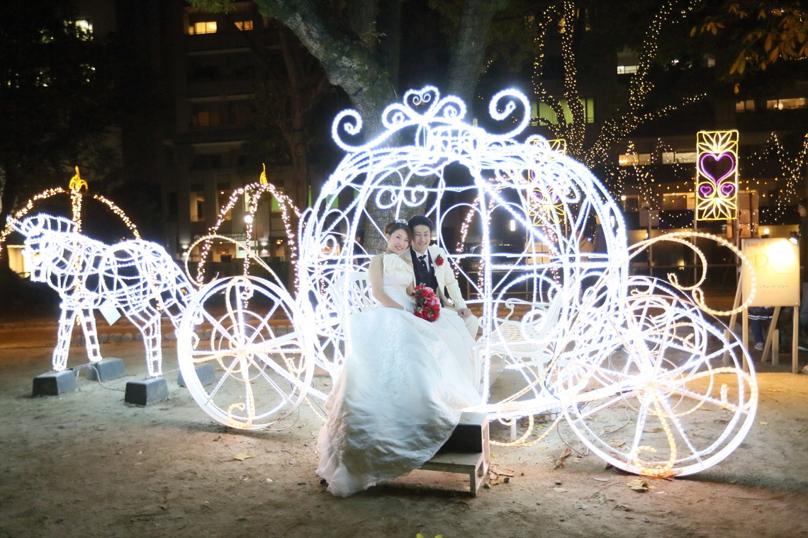 KIKIウェディングが撮影した写真のアルバム「海と和装とイルミネーション」