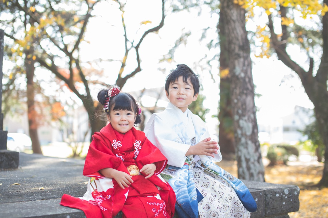 荒畑けいこが出張撮影した家族写真(キッズ,ベビーフォト)などが写った「七五三（５歳、３歳）」の家族写真