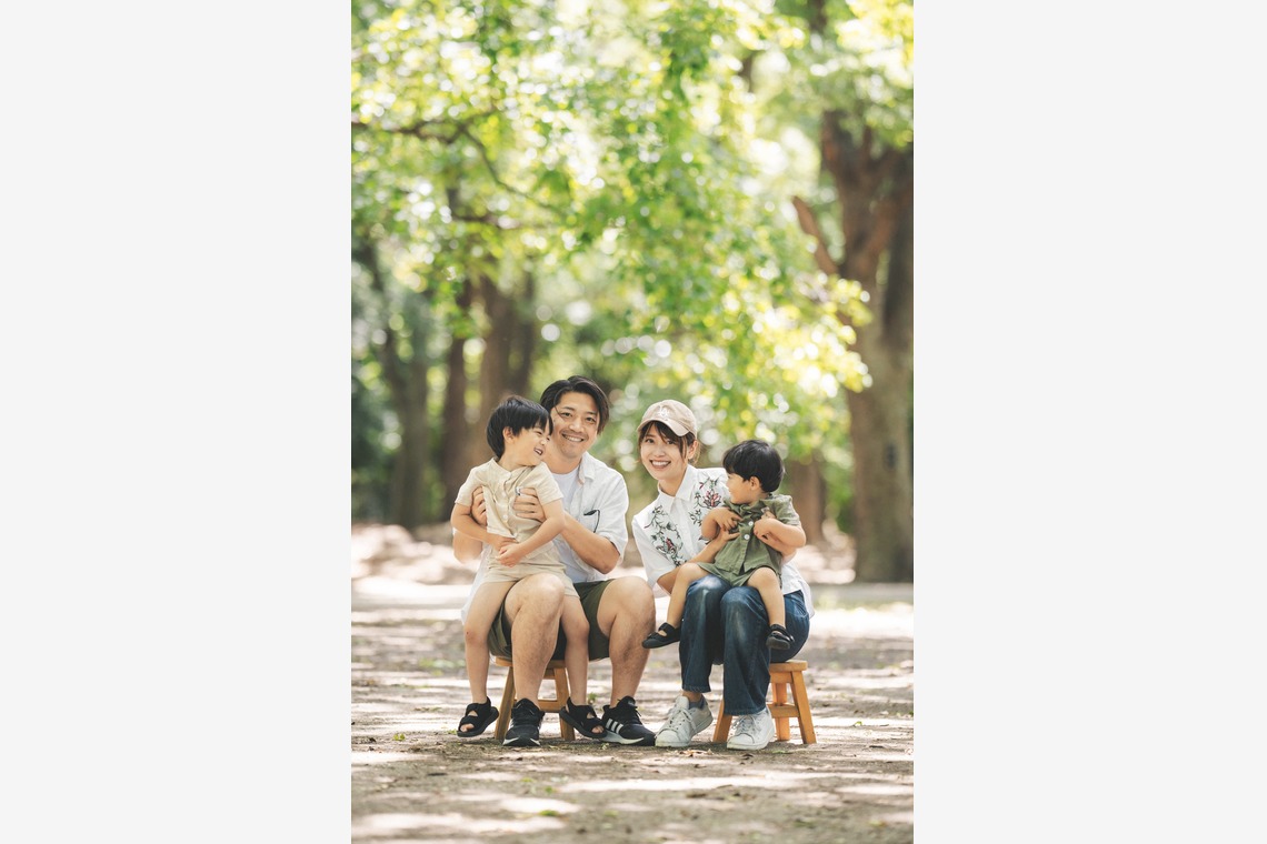 大久保佑華が撮影した「ファミリーフォト」の写真