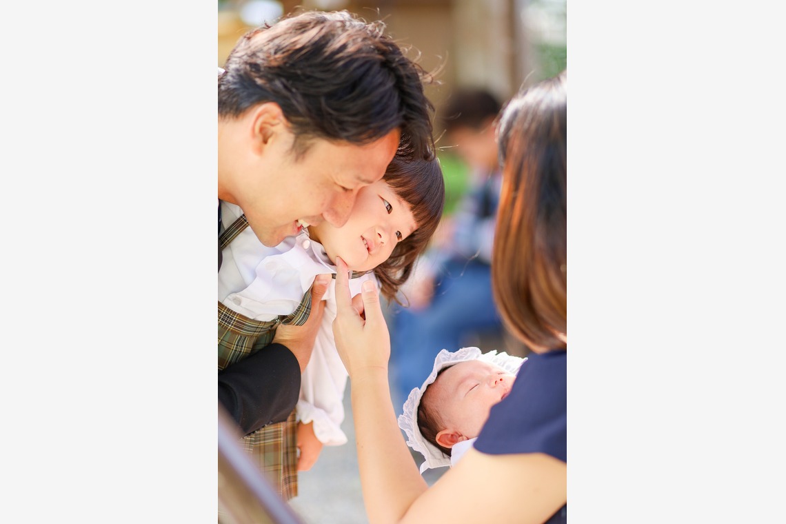なかがわさとみが撮影した「お宮参りご家族写真撮影」の写真